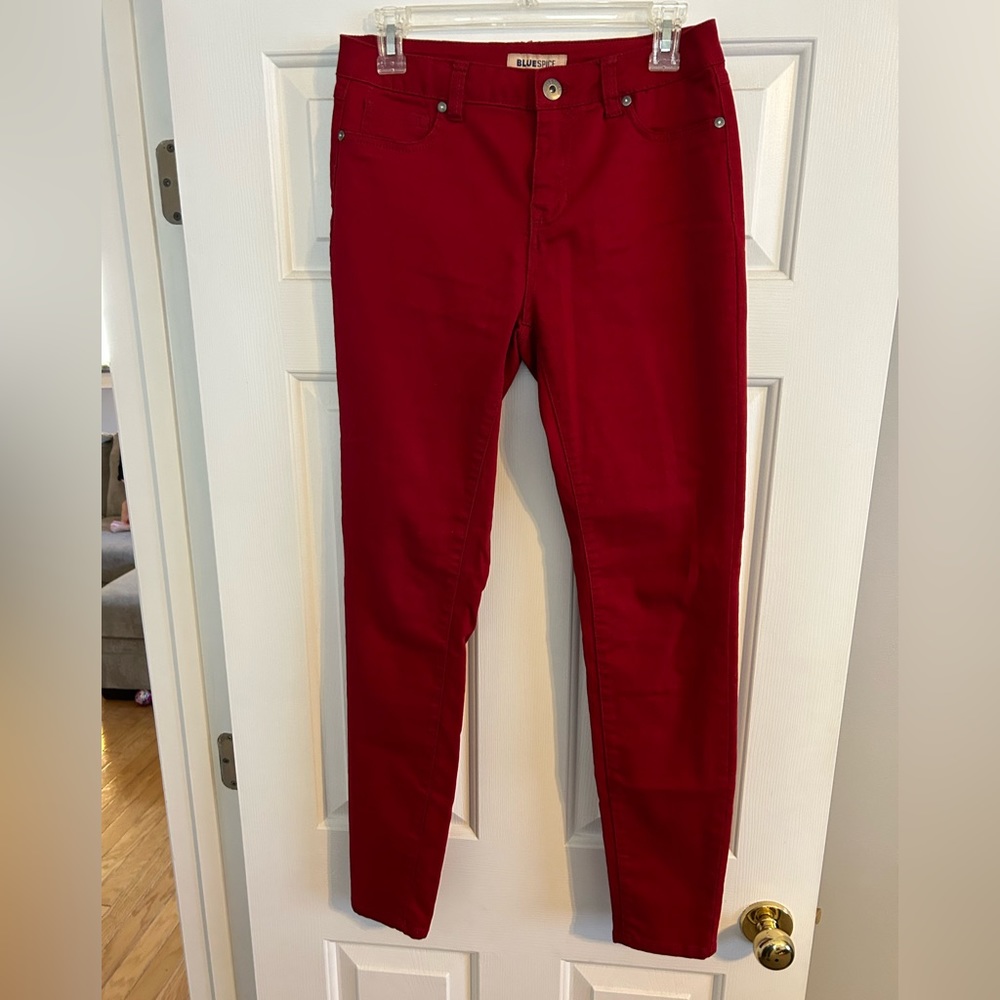 Blue Spice Dark Red Pants